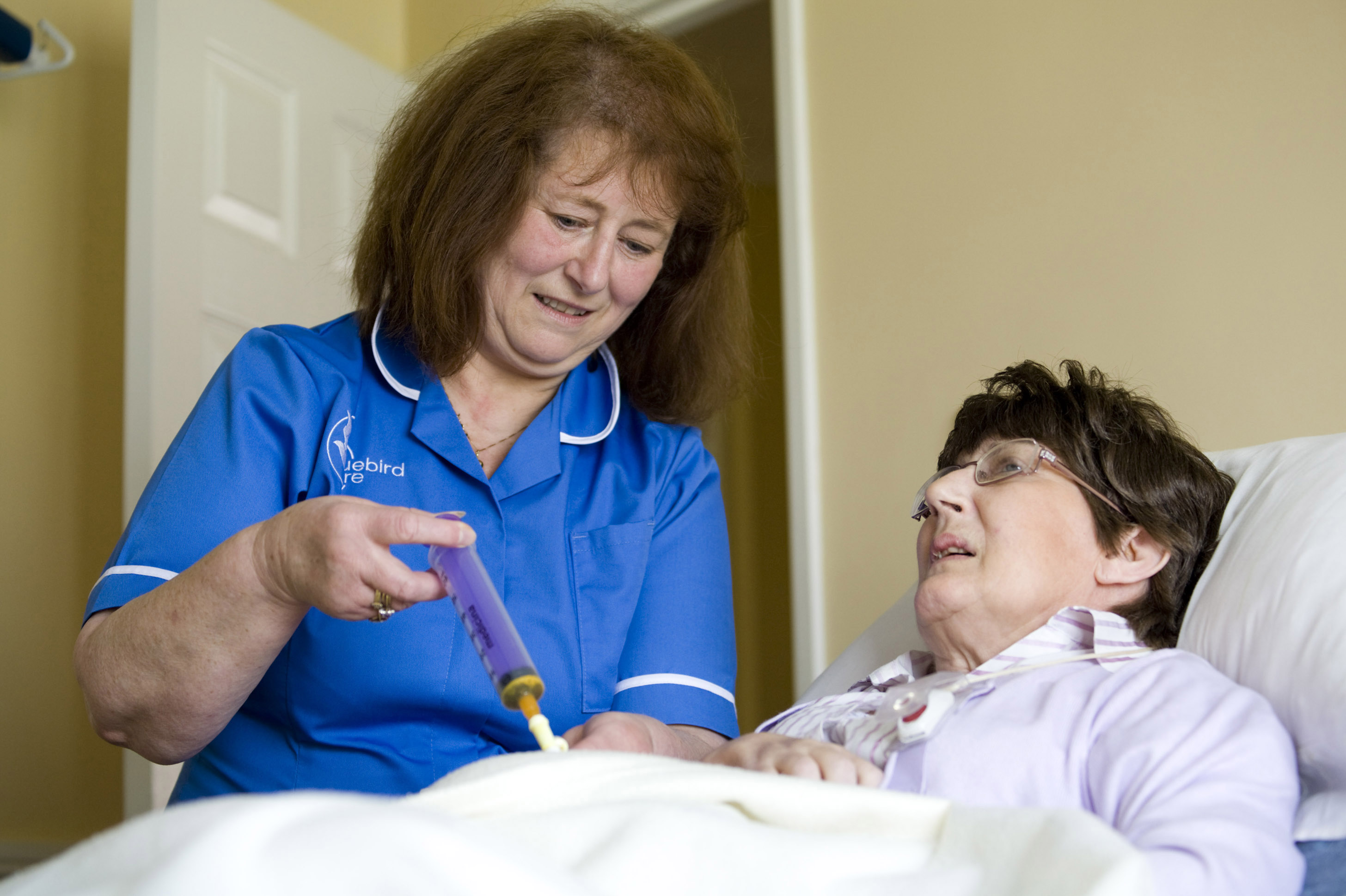 Home care in York, complex care in bed