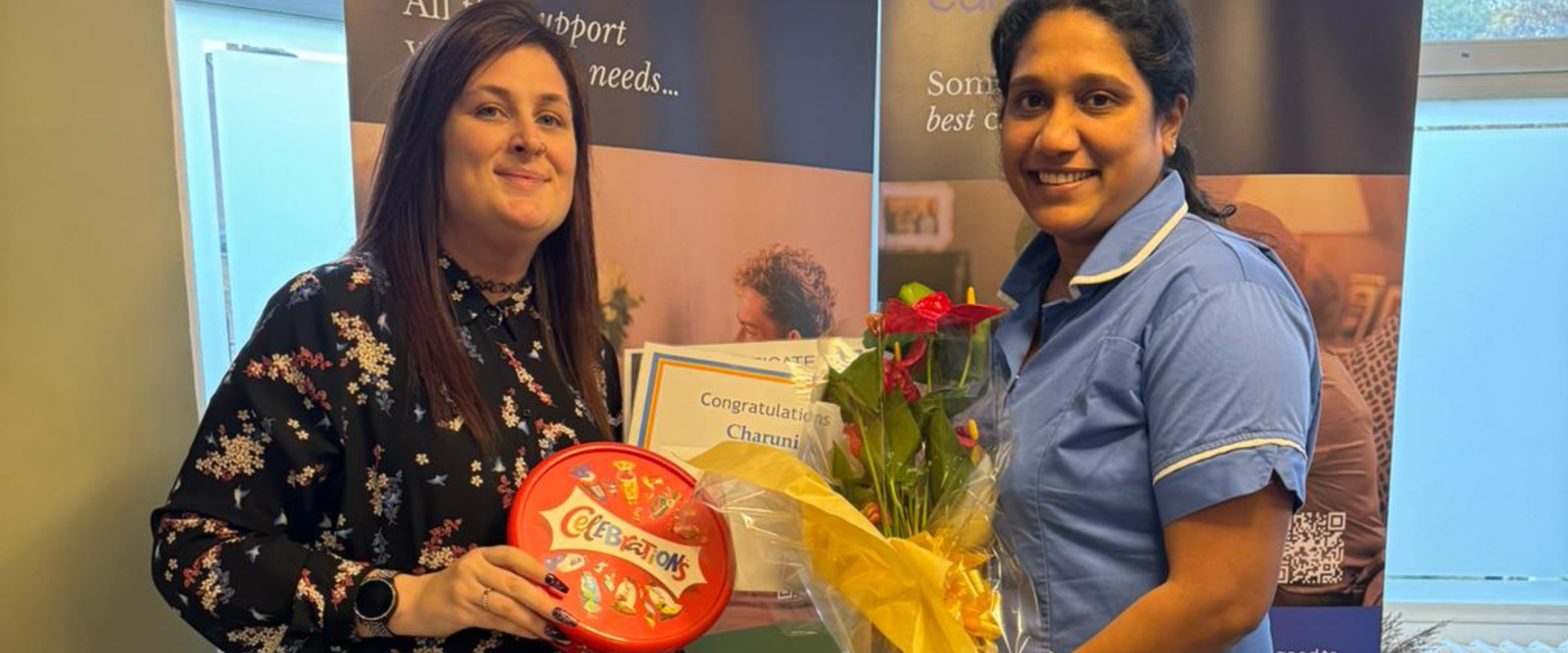 Celebrating Charuni's Successful Probation at Bluebird Care Royal Tunbridge Wells