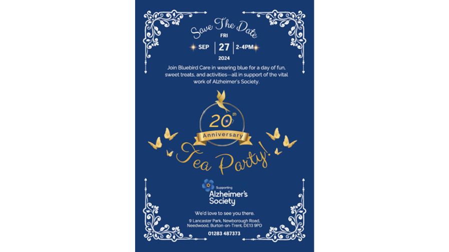 20TH ANNIVERARY TEA PARTY SAVE THE DATE 20TH ANNIVERARY TEA PARTY SAVE THE DATE