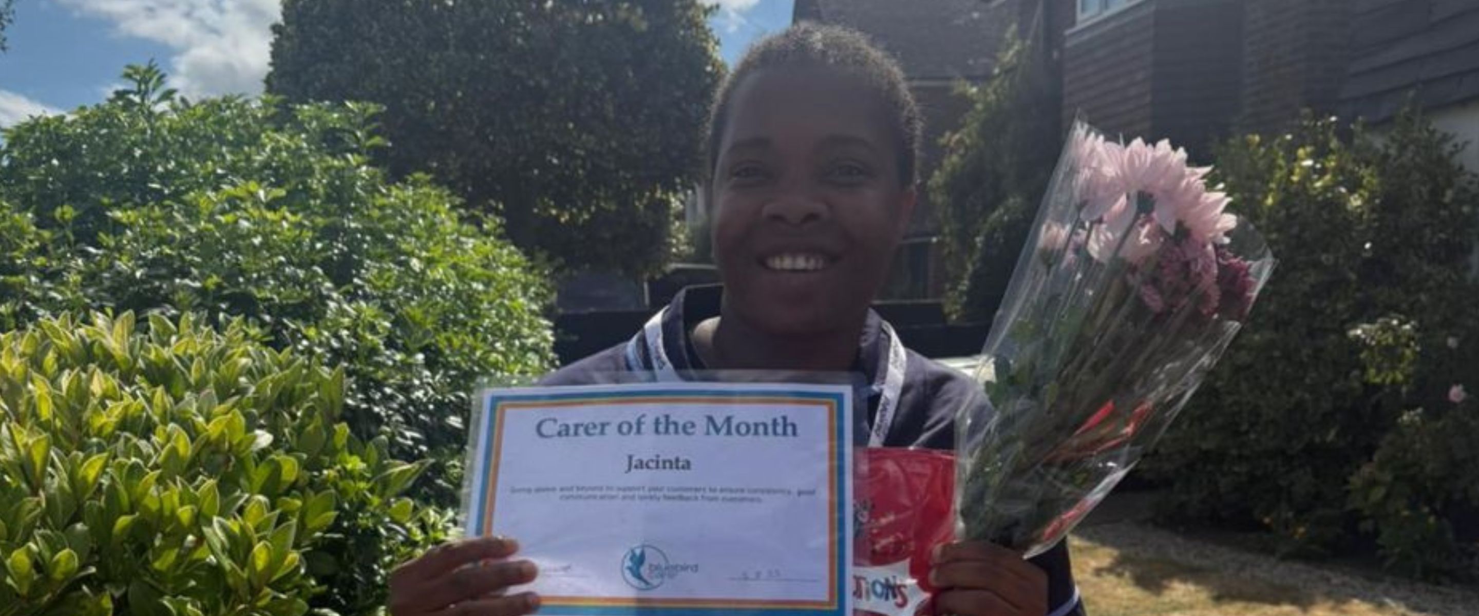 Celebrating Jacinta, Our Canterbury & Thanet Carer of the Month