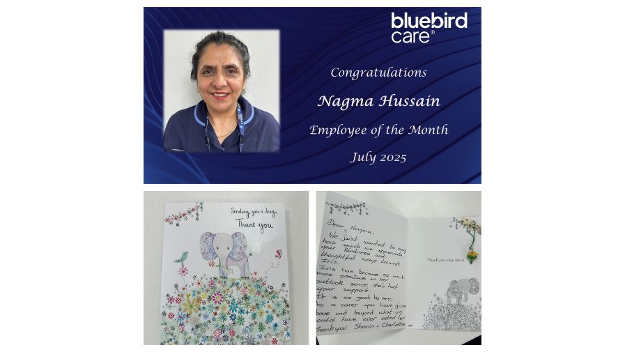 Employee of the Month - Nagma Hussain 07/2025 Employee of the Month - Nagma Hussain 07/2025