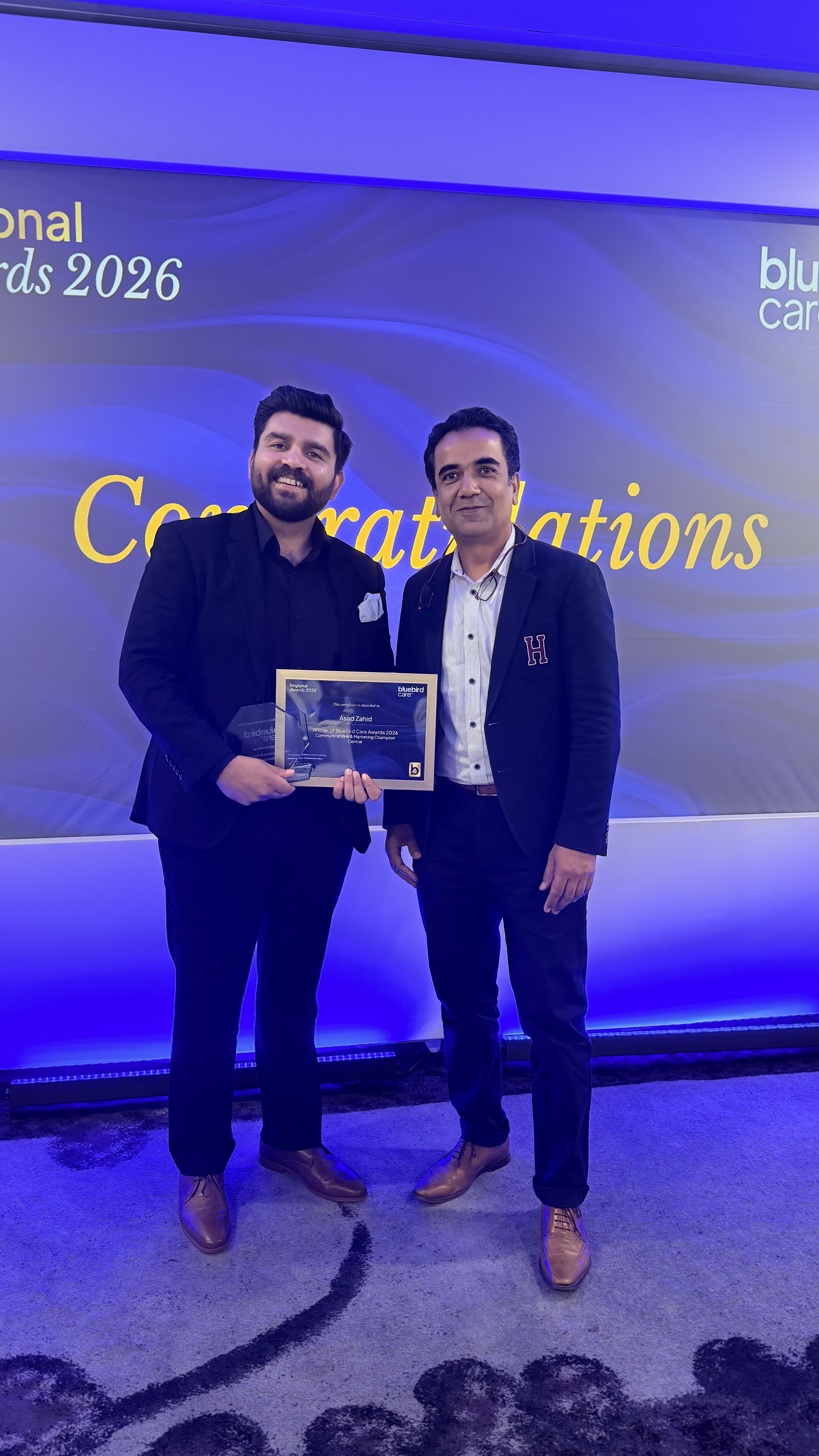 Nabeel and Asad at Bluebird Awards 2026