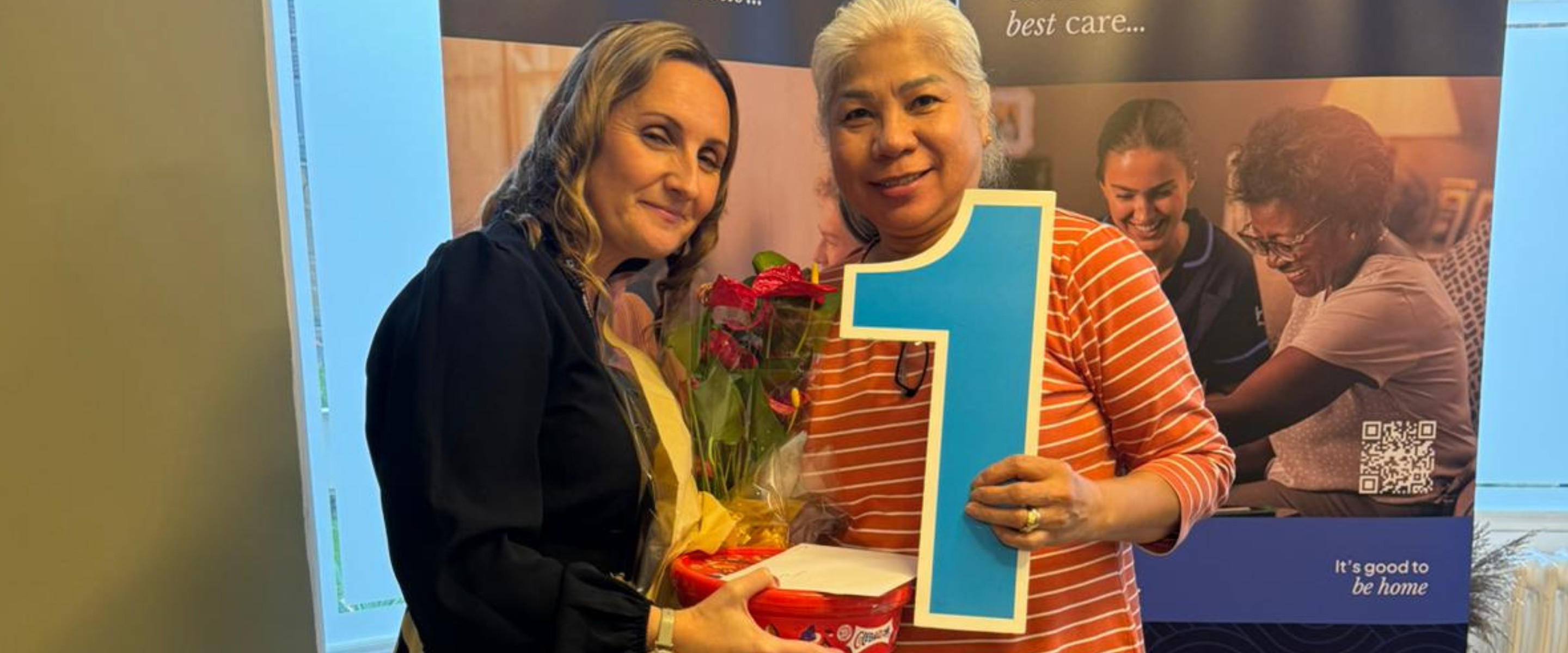 Celebrating Nancy’s 1-Year Anniversary as a Live-In Care Professional!