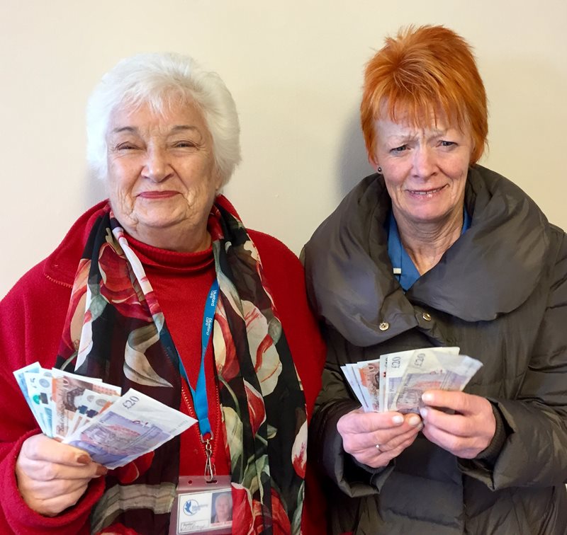 £200 for Jackie and Mary