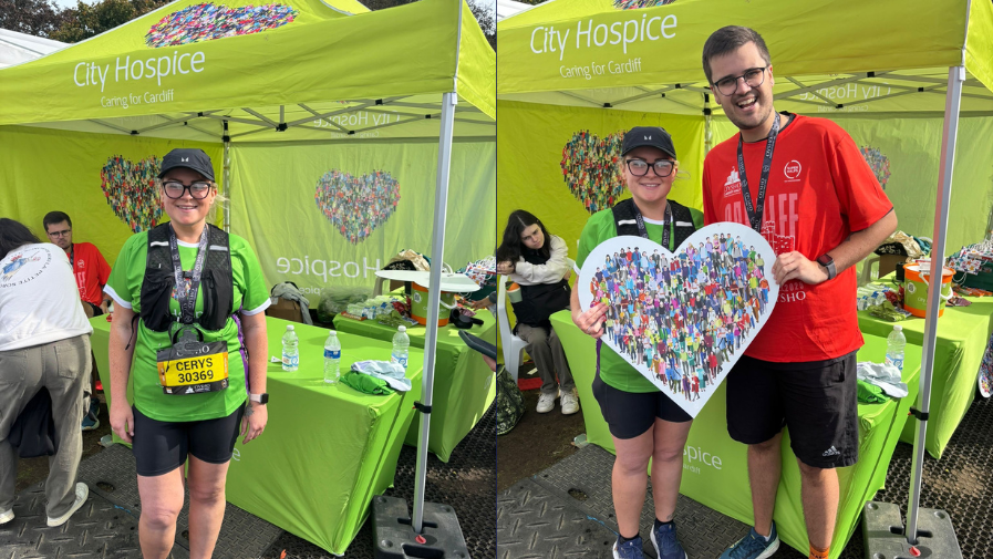 Cerys Running the Cardiff Half Marathon