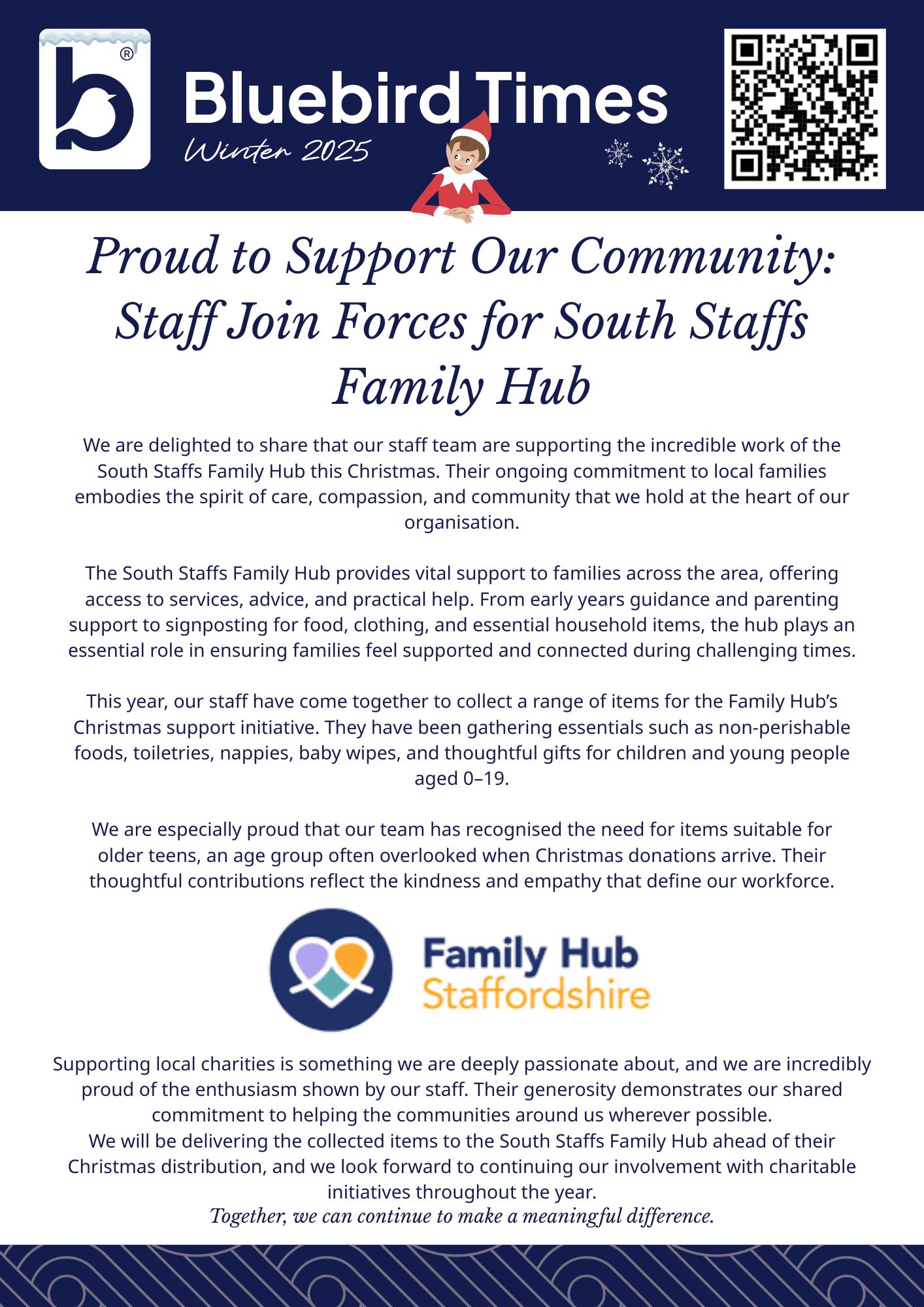 'Bluebird Times' presents our Winter 2025 Newsletter!