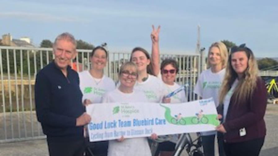 St Johns cycle challenge text media