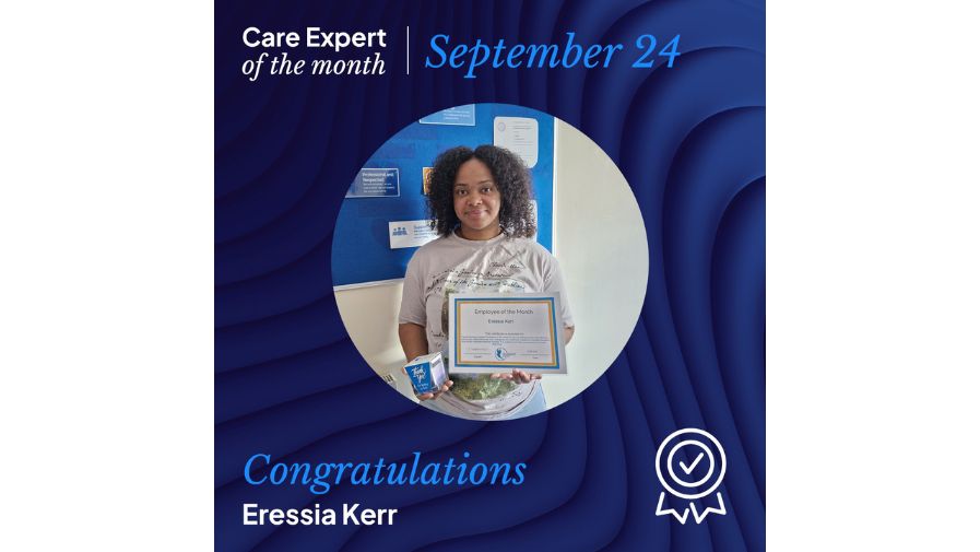 Employee of the Month - Eressia Kerr 09/2024 Employee of the Month - Eressia Kerr 09/2024