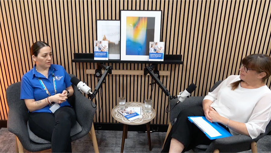 Betty Parra on the Family Carer Podcast On page 1