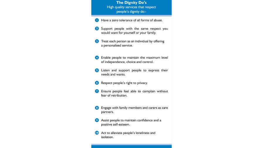 Dignity Do's Dignity Do's