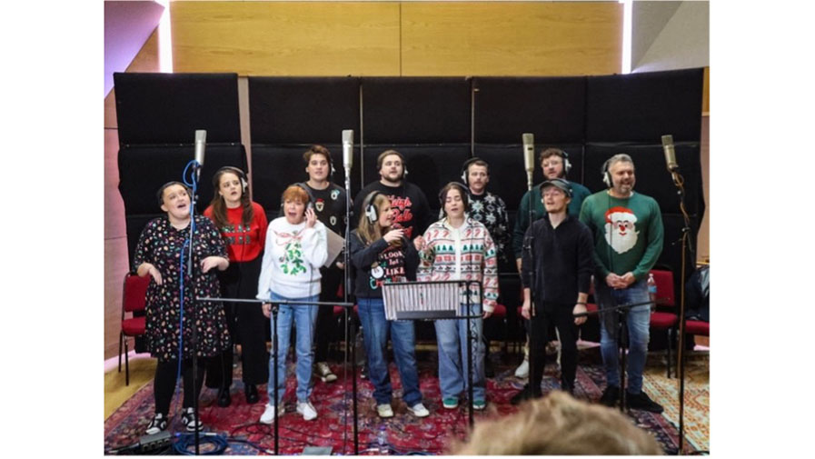 Angels group singing