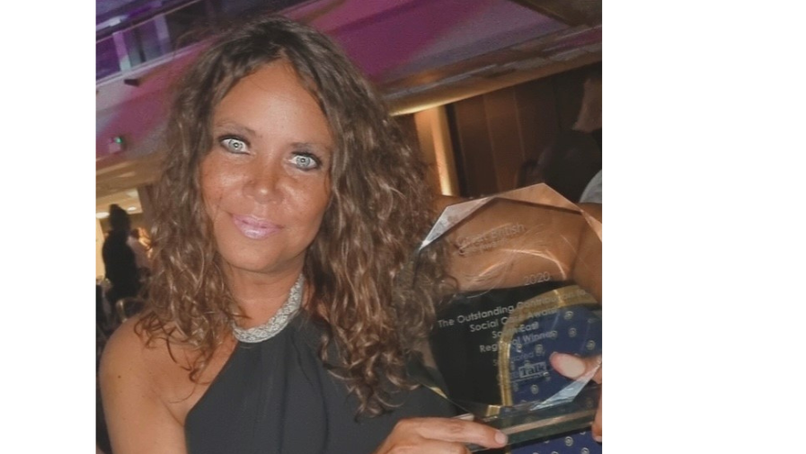 Gabi's prestigious care award win