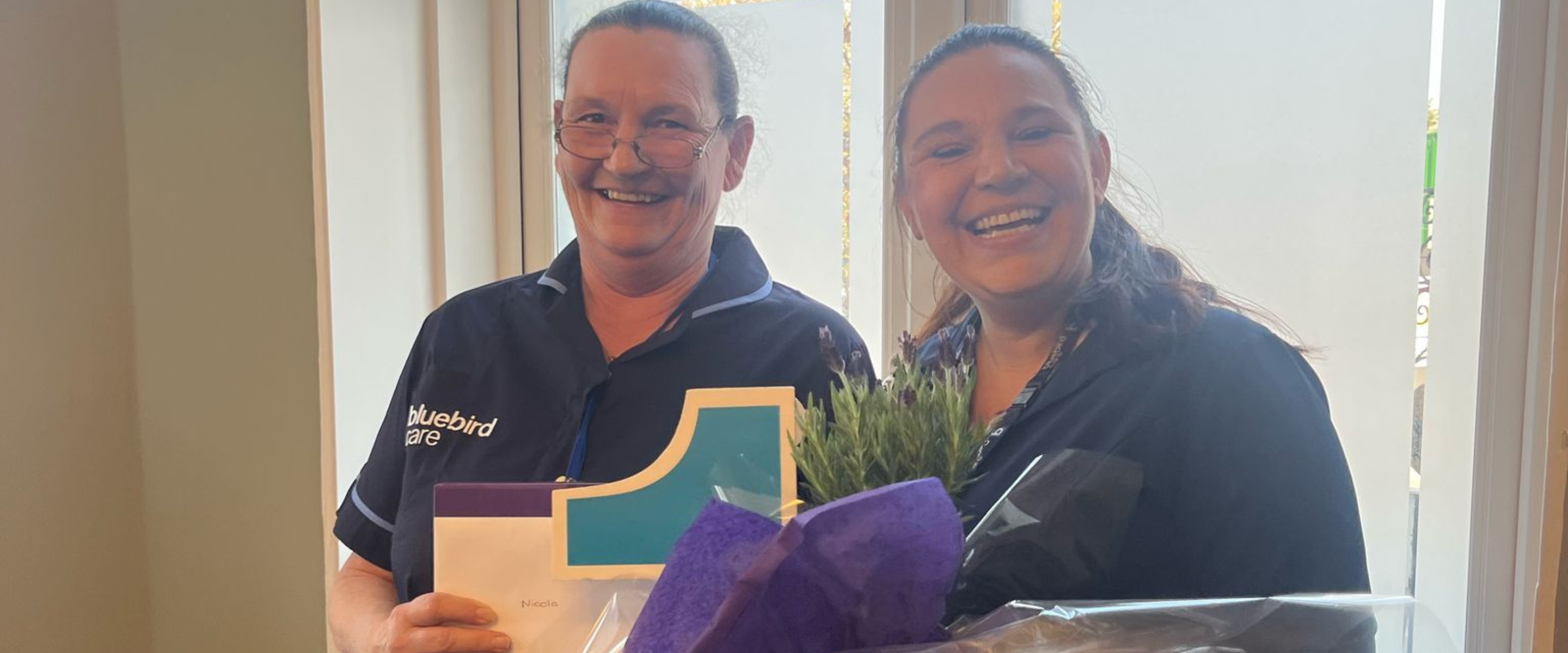 🎉 Celebrating 1 Year of Outstanding Dedication and Care with Nicola – Bluebird Care GD 🎉