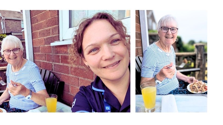 Sunshine & Smiles: A Lovely Lunch Outing for Sandra