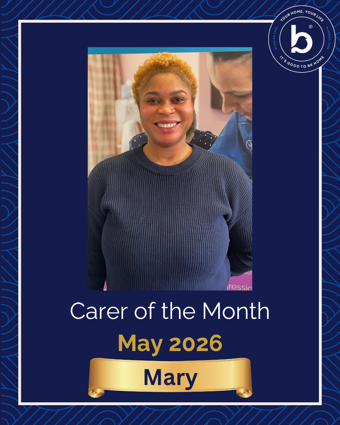 GRE Carer of the Month May GRE Carer of the Month May