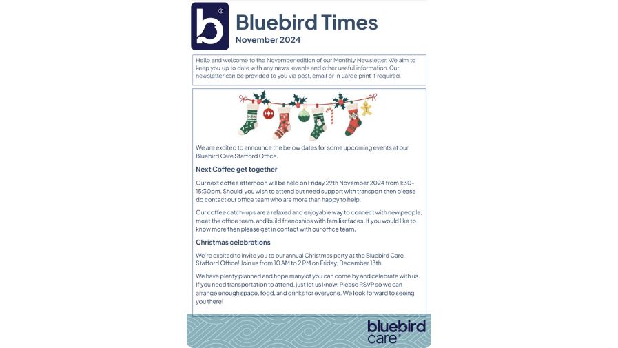 November 2024 Newsletter ST November 2024 Newsletter ST