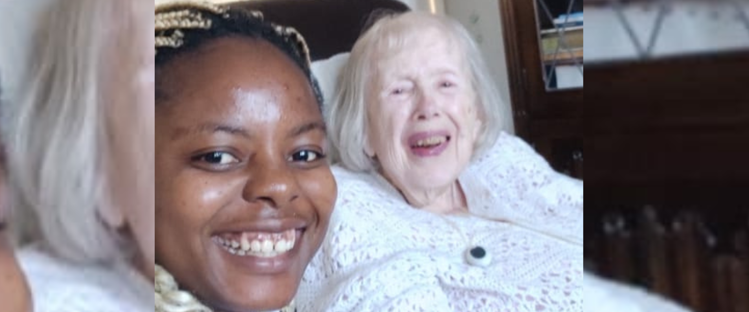 Daphne Enjoys a Lovely Day with Her Live-in Carer, Linda