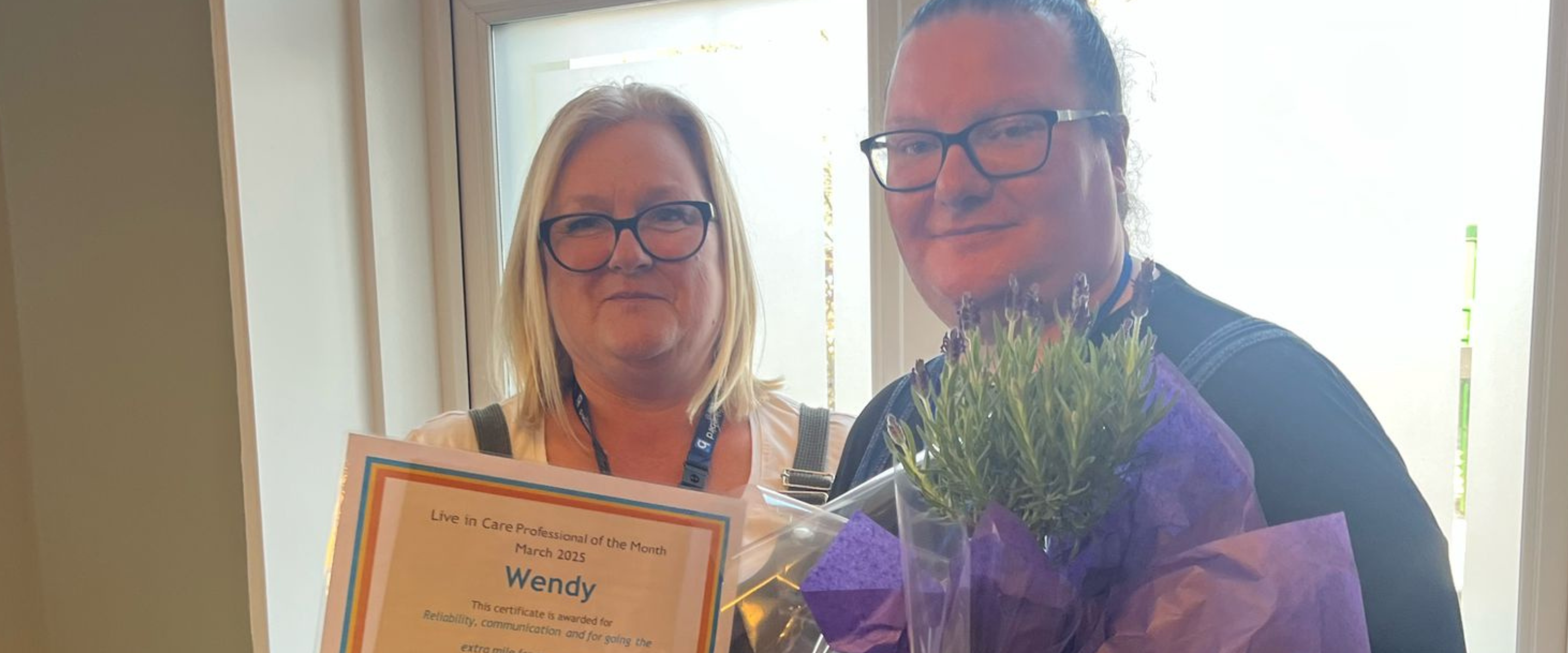 🌟 Carer of the Month: Wendy! 🌟