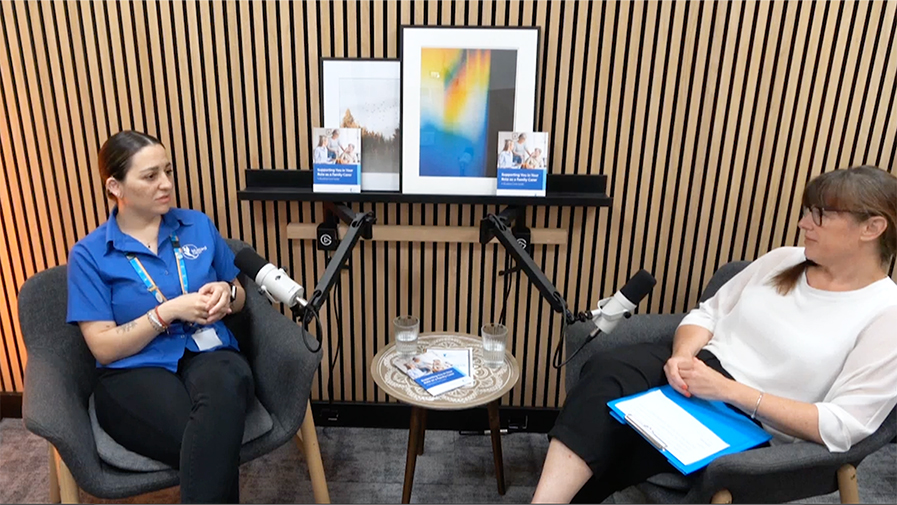 Betty Parra on the Family Carer Podcast On page 3