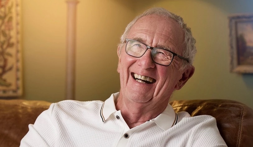 Cropped happy male Cropped happy male