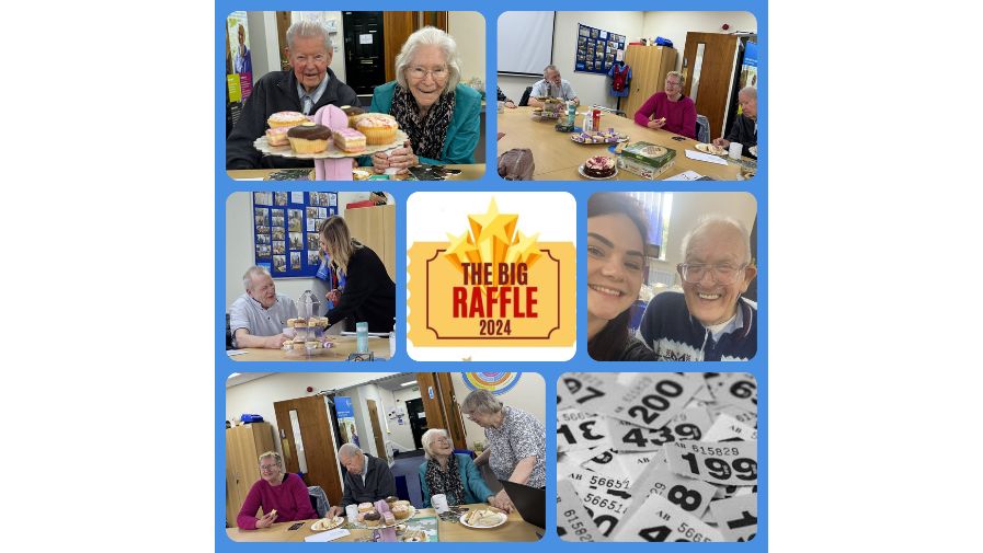 Bluebird Care Stafford's upcoming 'Big Raffle'. Collage Bluebird Care Stafford's upcoming 'Big Raffle'. Collage