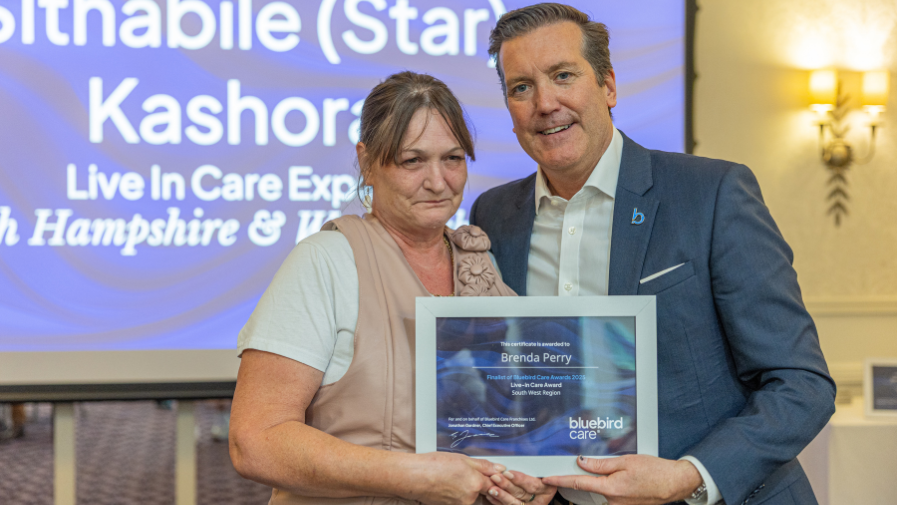 Brenda at the Regional Awards 1