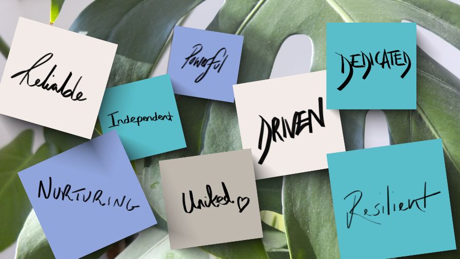 Words to represent of the women of Bluebird Words to represent of the women of Bluebird