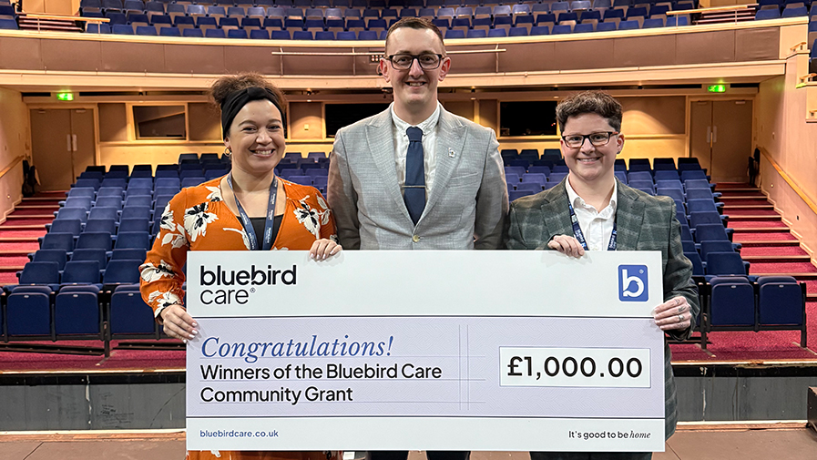 Comm Grant Winner 2025 - BUR SEND nightclub for adults with learning disabilities wins Bluebird Care's £1,000 Community Grant