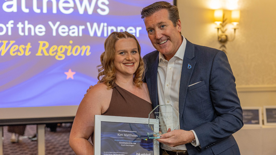 Kim at the Regional Awards 1