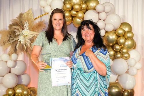Bluebird Care Mid Essex - Faye wins award