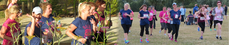 Bluebird Care Peterborough & Rutland taking part in the 2015 Race for Life