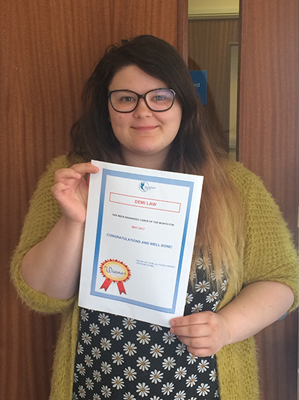 May's Care Assistant of the Month - Demi Law