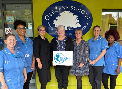 Bluebird Care Launch Partnership with Osborne School
