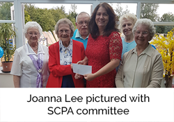 Joanna Lee with the SCPA committee