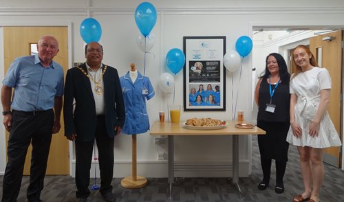 Bluebird Care Redbridge, Epping & Harlow official opening with Mr. Mayor of Redbridge