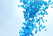 The Big Bluebird Care Balloon Release
