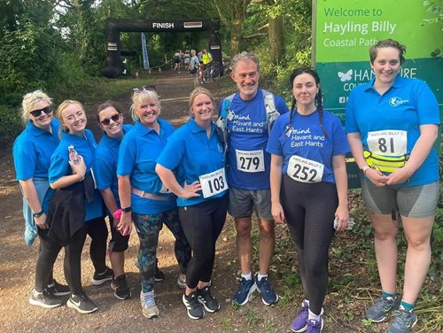 Bluebird Care complete the Hayling Billy 5 Mile Run