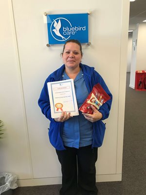 September Carer of the Month Fiona Wagenaar from our Ely team